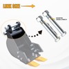 MMS 6 Pieces Mini Excavator Pins, 0.98in/25mm Hole Diameter, Replaceable