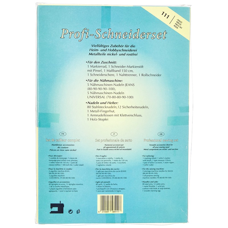 Professional tailor set (111-piece)