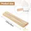 Bamboo Dowel Rods，Dowel Rods Wooden Dowels Craft Wood Sticks Unfinished