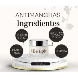 Crema Aclarante, Antiarrugas, Quita Mancha Acido Hialurónico