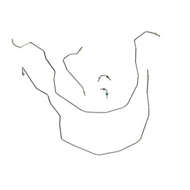 Front Brake Line Kit - Fits 58-64 Full Size Chevy Car - Stainless - The Stop Shop