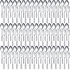 Nuogo 100 Pieces Forks and Spoons Silverware Set Stainless Steel