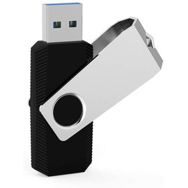 Aiibe 128GB Flash Drive USB 3.0 Flash Drive Thumb Drive High Speed Jump Drive 128GB Memory Stick Zip Drive USB Drive for Laptop - Black