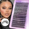 JIMIRE 320Pcs Individual Eyelashes DIY Eyelash Extenison 30D+40D Lash Clusters