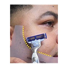 Beard & Hairline Shaper Tool for Men by GuideLine Pro for Lineups at Home