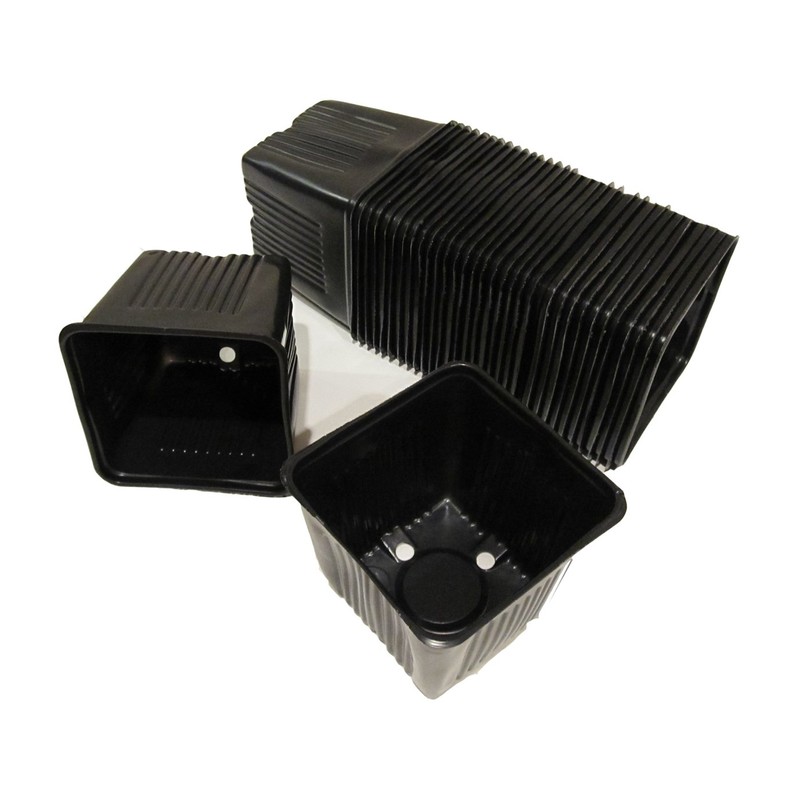 Gage Durapot Square Plastic Nursery Pots, 3-1/2" - Qty. 25