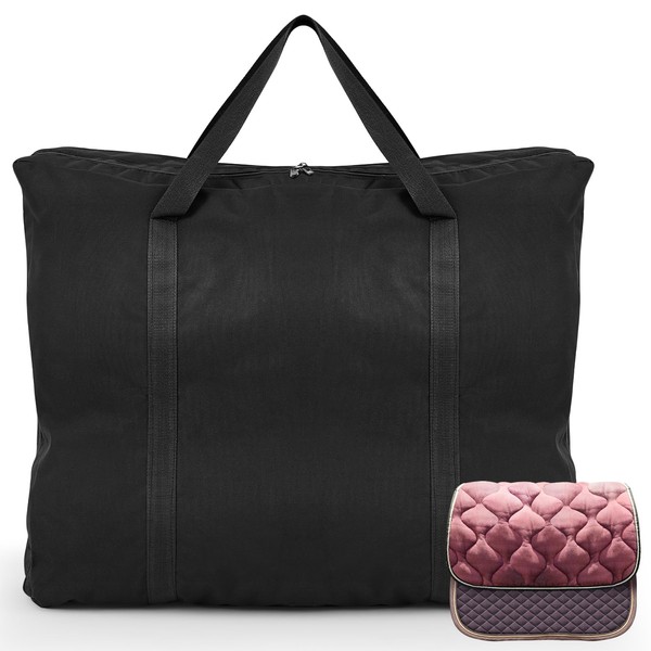 SilTriangle English Saddle Pad Bag Oxford Cloth Multiple Compartments Horse