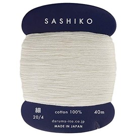 Daruma Sashiko #202 - Filo sottile, 40 m