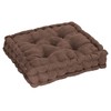 Fox Valley Traders Tufted Booster Cushion, Chocolate