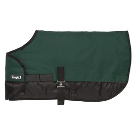 Tough 1 600D Waterproof Poly Adjustable Foal Blanket, Hunter Green, Medium