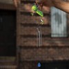 Bright Eyes Green Frog Wind Chime Hanging Decor Garden Indoor