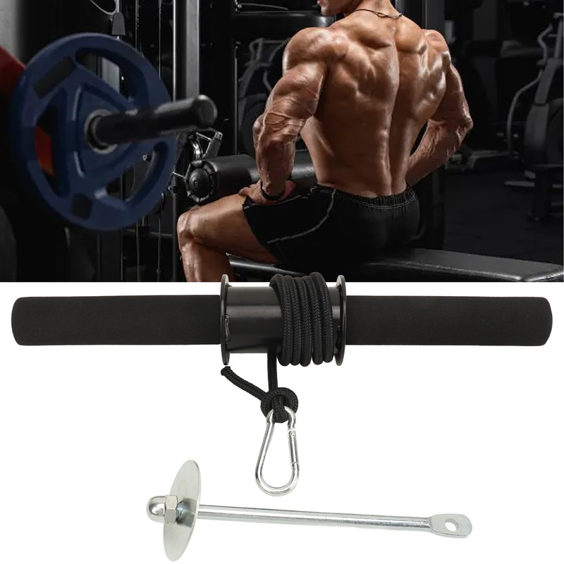 Forearm Wrist Roller Iron Muscle Strength Weight Bearing Rope Forearm