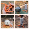1 PCS orange gas tank stove stand tripod，Foldable gas tank