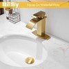 BESy Brushed Gold Bathroom Sink Drain, Bathroom Faucet Vanity Sink