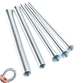 BRYHZKCM Spring Tube Benders Tubing Benders Spring for Pipe O.D.1/4, 5/16, 3/8, 1/2, 5/8 Inch Tube Bender Kit for Copper Aluminum Thin Wall Steel Tubing， 5 Pieces