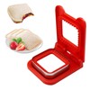 MEETOZ Sandwich Cutter and Sealer, Square Sandwich Maker, Decruster Sandwich