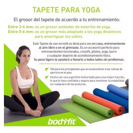 ML Tapete Yoga / Pilates / Relajacion / Ejercicios Piso - 5mm