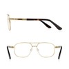 RB. Pilot Reading Glasses for Men Square Double Bridge Light