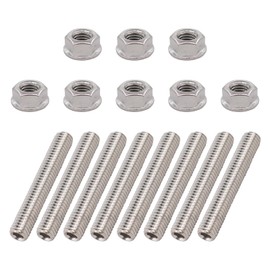 ApplianPar 8 Pcs Stainless Exhaust Manifold Stud Nuts kit for Ford 4.6 & 5.4 L V8 2 Manifolds