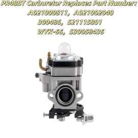 PR48BT PR46BT Carburetor Compatible with Poulan Pro PR2322 BP400 BP402 46cc 48cc Backpack Blower, Shindaiwa AHS242 EB633RT AH242 Redmax EB7000 EB7001 EB4300 EB4400 EB4401 Leaf Blower Parts