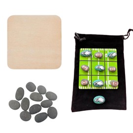 CYLHCM 10PCS Tiny DIY Rocks for Tic Tac Toe, 0.8"-1.0" DIY Pebble for Painting Detail-Painting Smooth Surface Stones,Arts,Crafts for Crafts