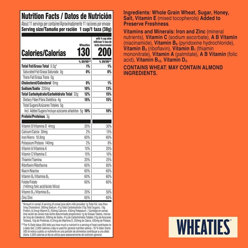 Wheaties Cereal, Breakfast of Champions, Jalen Hurts Cereal Box, 100%