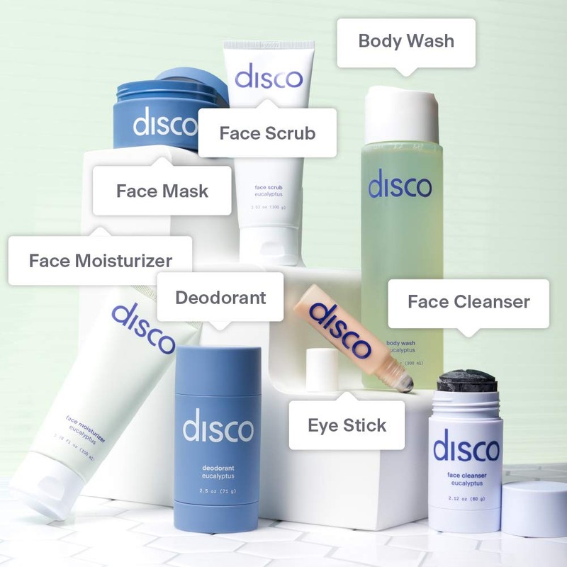 Disco Men's Eye Bag Treatment, Roller Serum for Men, Under