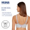 SUSA Women's Damen kompakter Funktions-BH ohne Bügel Wireless Bra, Grey