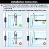 Orlushy 100W Submersible Aquarium Heater, Adjustable Fish Tank Heater with