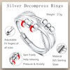 Estrellique 925 Sterling Silver Anxiety Rings, 925 Silver Anxiety Rings