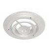 CAI Approved Ceiling Diffuser, Round, Duct Size 10", Wht