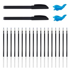 KSJEHW 18 Refills, with 2 Magic Pens, 2 Pieces Socket Corrector for Book, Calligraphy, Kids, Reusable