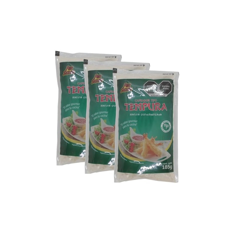 Pan Sazón 3PACK Capeador Tempura 555gr