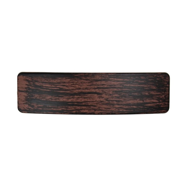 Wood-look Bar Clip 4.5 Inch Automatic French Clip - Walnut