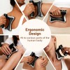 Heated Muscle Scraper Tool—Professional 3-in-1 Electric Fascia Massager with three