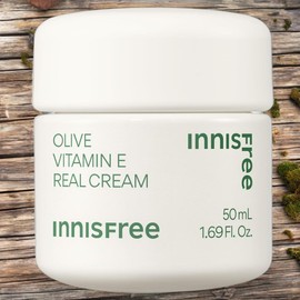 Innisfree Skin Conditioning Nutrition Cream Olive Vitamin E Real Cream 1ea 50ml / 이니스프리 피부컨디셔닝 영양크림 올리브 비타민 E 리얼 크림 1개 50ml