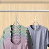 Daily Treasures Magic Metal Hangers Space Saving with 10 Hanger