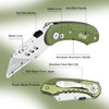 Vickay Folding Utility Knife, Box Cutter with 5 SK5 Quick