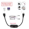 CY Cable Micro USB2.0 Cable with On/Off Switch Micro 5