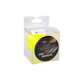 NIHONTO CARP Fluo Yellow Monofilament Very Smooth Fishing Line Carp Line Feeder Line Available from Diameter 0.23 to 0.40 mm (Diameter 0.23 mm / Load Capacity 6.0 kg)