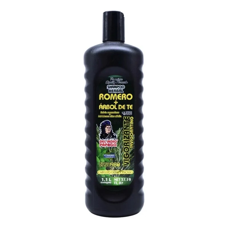 Del Indio Papago Shampoo Romero + Arbol de TE