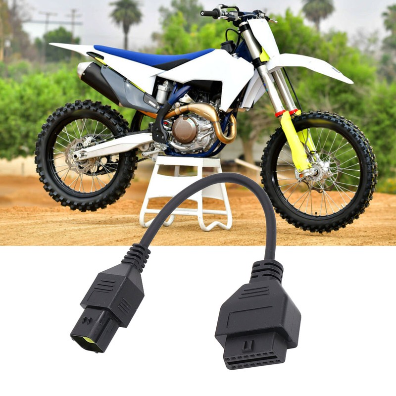 6 Pin OBD2 Scanner Cable Universal Motorcycle Diagnostic Adaptor Replacement