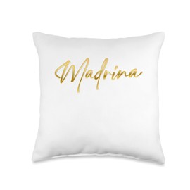 Quince Squad Quinceanera Gifts Madrina Quinceanera Sweet 16 Throw Pillow, 16x16, Multicolor