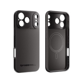FREEWELL Pro Filmmaker - Funda para Phone 17 Pro MAX (Filtro magnético y Soporte para Objetivo de 17 mm), Color Negro