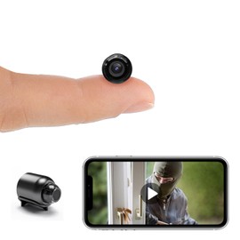 Smallest Wireless WiFi Camera,HD1080P Concealed Cameras with Video Recording Live Feed,Baby Monitor,Nanny Cam,Pet Camera with Night Vision,Motion Detection,Cloud Storage for Security with iOS Android