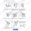 Fixrello evo v2 UPVC Double Glazing Door Flag Hinge Adjustable