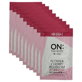 LG Household & Health Care On the Body Cherry Blossom Body Wash 8ml Pouches (10 Packs) / LG생활건강 온더바디 체리블라썸 바디워시 8ml 파우치 10개