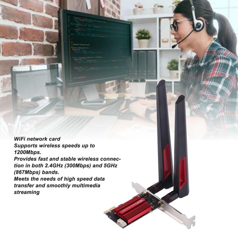 PCIE WiFi Card WiFi Network Card Powerful Coverage 7260AC Pro