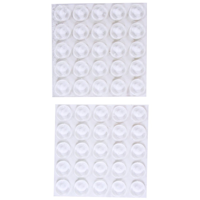 Wake Sangyo CN-1009 Soft Cushion, Transparent, Round 0.5 inches (12.7