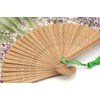 OMyTea "Sakura Chinese/Japanese Women Hand Held Silk Folding Fans with